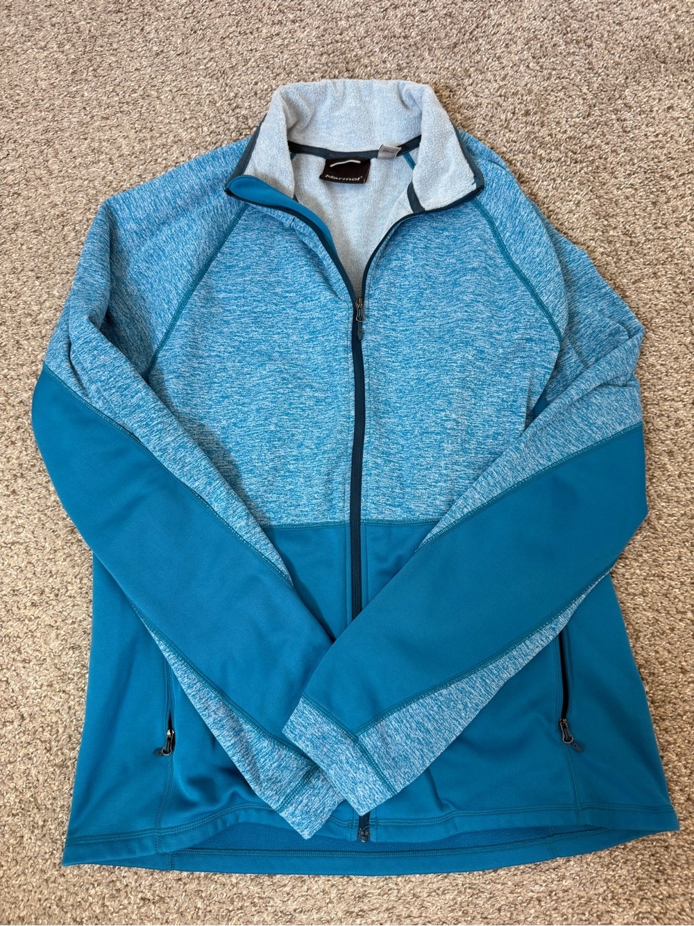 Marmot Teal Blue Full-Zip Jacket